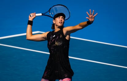 Muguruza during the Australian Open in 2023.