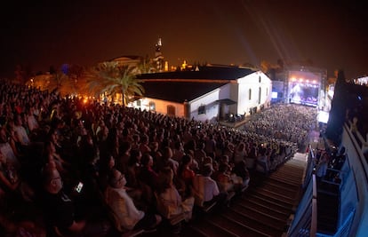 Concierto en el Patio de la Tonelería, en el Tío Pepe Festival 2018, en Jerez de la Frontera (Cádiz). 