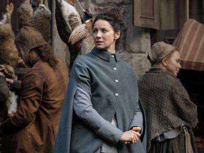 Caitriona Balfe, en el sexto capítulo de la tercera temporada de 'Outlander'.