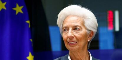 Christine Lagarde, presidenta del BCE. 