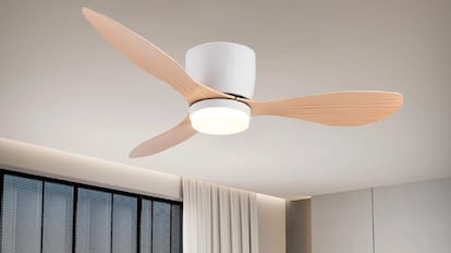 chollos aliexpress en ventiladores de techo con luces led.