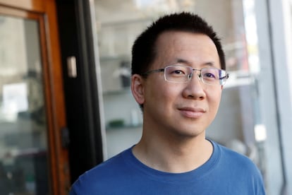 Zhang Yiming, fundador de ByteDance, en Palo Alto, California.