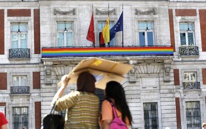 Fachada del Gobierno regional en la Puerta del Sol