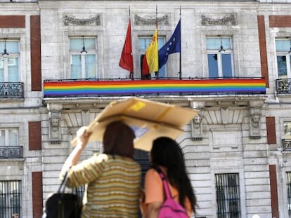 Fachada del Gobierno regional en la Puerta del Sol