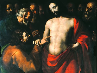 ‘Incredulidad de Santo Tomás‘, del sevillano Sebastián López de Arteaga, pintado en 1643.