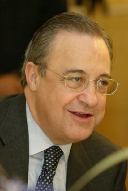 El presidentes de ACS, Florentino Pérez.
