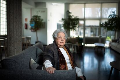 Ana María Pérez del Campo, en febrero de 2022, en el centro de recuperación para mujeres víctimas de violencia machista.