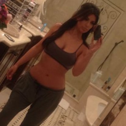 Foto subida por Kim Kardashian a su cuenta en Twitter (@KimKardashian el pasado 27 de febrero