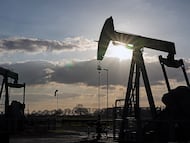 Bombas de extracción de petróleo.