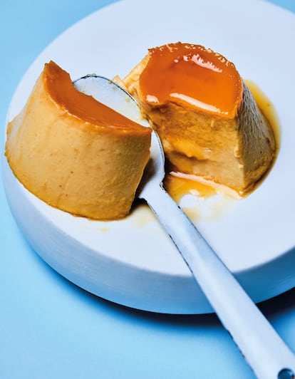 Flan de turrón. Imagen proporcionada por Planeta Gastro.