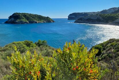 Bahía del Portitxol, en Xàbia.