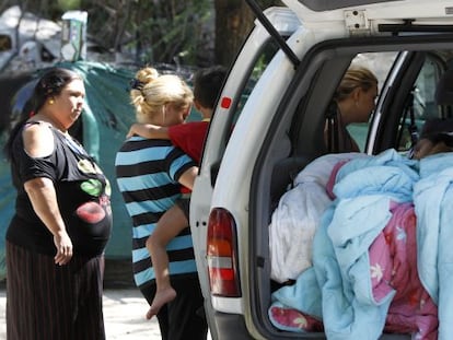 Shakira ha estado durmiendo en una furgoneta aparcada en el poblado de Puerta de Hierro. 