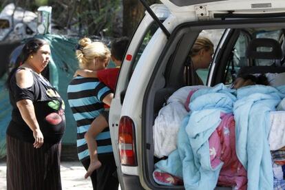 Shakira ha estado durmiendo en una furgoneta aparcada en el poblado de Puerta de Hierro. 