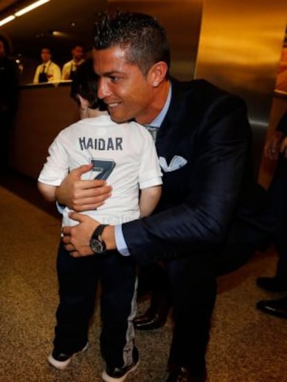 Haidar, con Cristiano