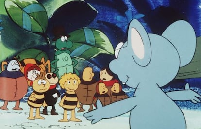 La abeja Maya con sus amigos