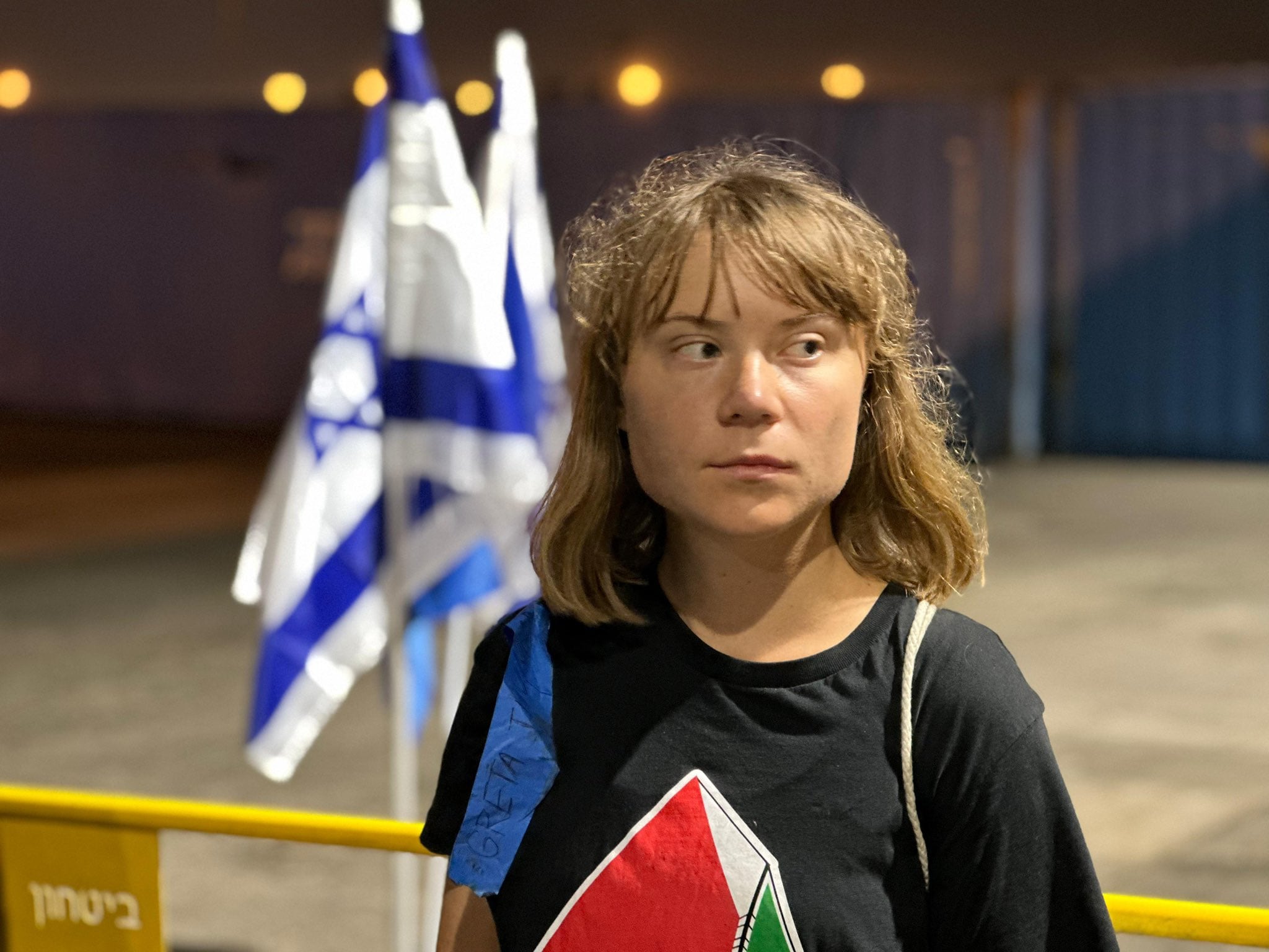 La Flotilla de la Libertad con ayuda para Gaza en la que viajaba Greta Thunberg llega a Israel tras ser interceptada