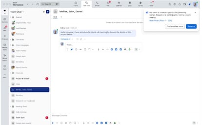 Uso de la IA agéntica con Zoom Spaces