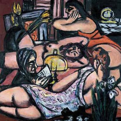 <i>Begin the Beguine</i> (1946), de Max Beckmann, expuesto en el University Michigan Museum of Art.