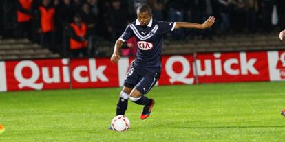 Mariano Ferreira con el Girondins.