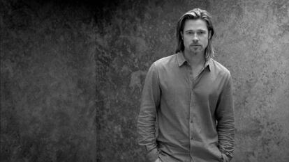 Brad Pitt, en la campaña publicitaria del mítico perfume femenino Chanel Nº 5