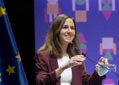 La ministra de Derechos Sociales y Agenda 2030, Ione Belarra.