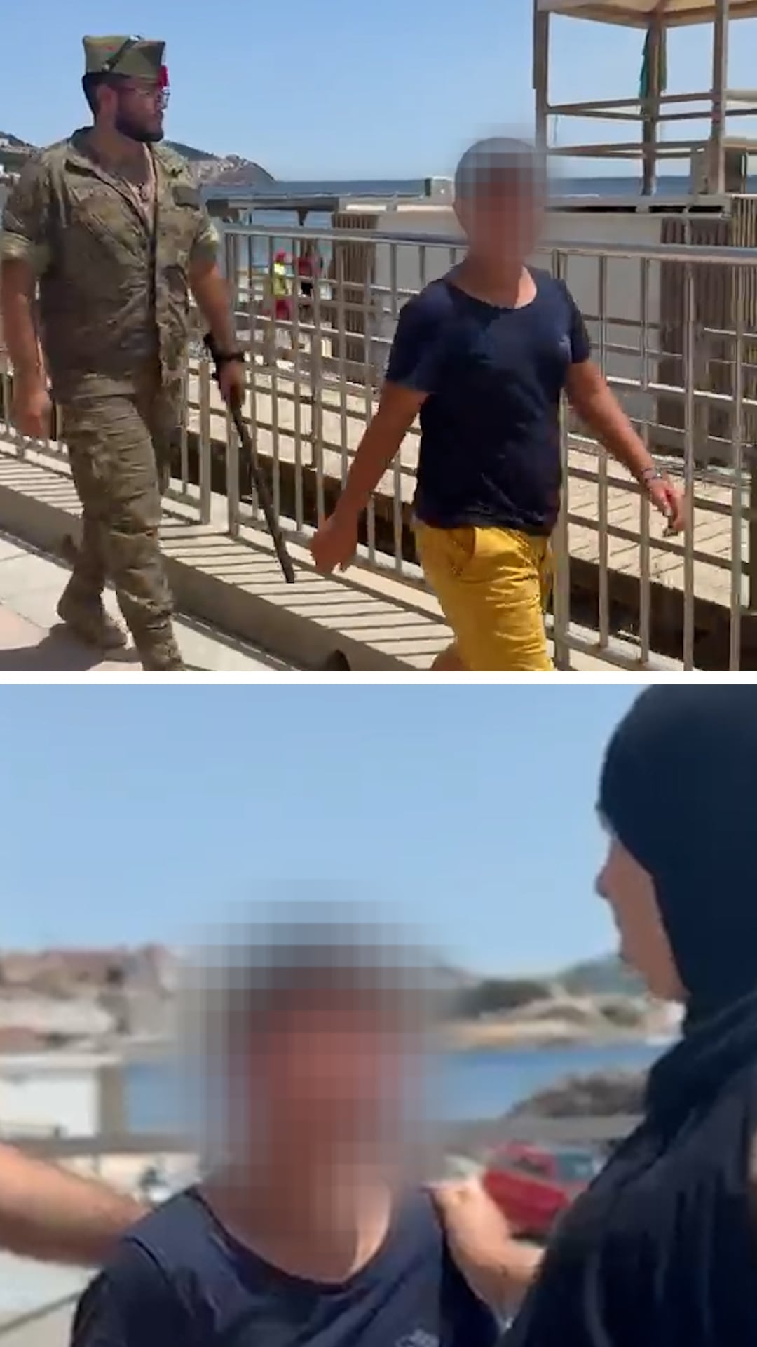 Las imágenes de un niño de 12 años en Ceuta que pide entre lágrimas no ser devuelto a Marruecos