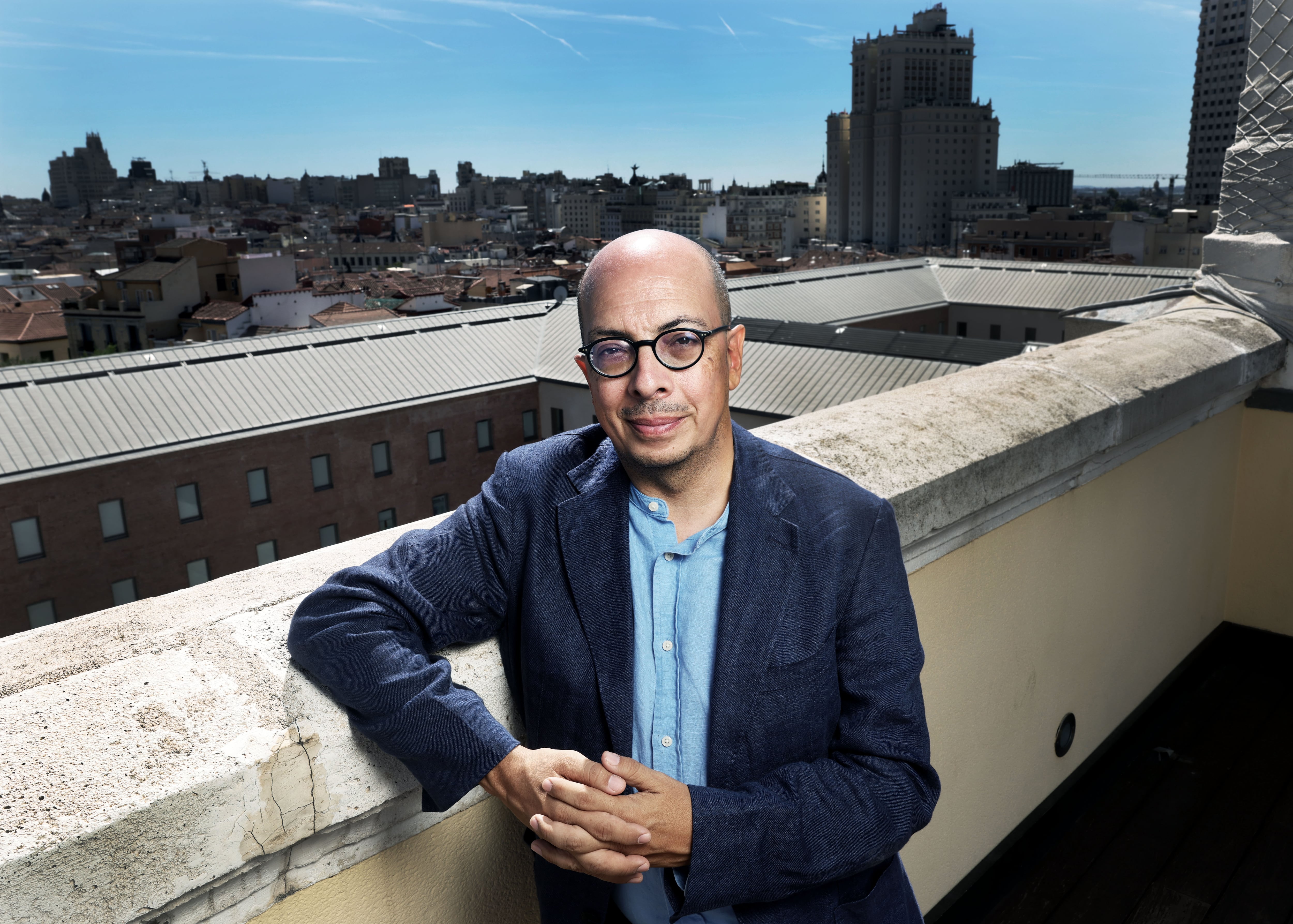 El escritor Jorge Volpi la semana pasada en el Centro de Cultura Conde Duque de Madrid.
JAIME VILLANUEVA