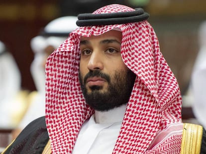 El príncipe heredero saudí, Mohamed bin Salman (MBS), en Riad, el pasado 19 de noviembre. 