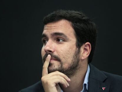 El candidato de IU a la presidencia del Gobierno, Alberto Garzón.