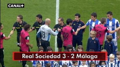 Real Sociedad 3 - Málaga 2