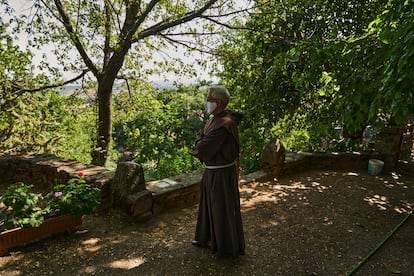 El jardín era también lugar de oración y recogimiento, como lo sigue siendo en la actualidad.