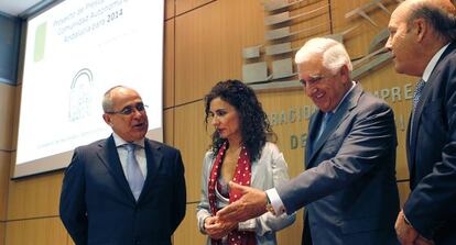 María Jesús Montero y Santiago Herrero (CEA).