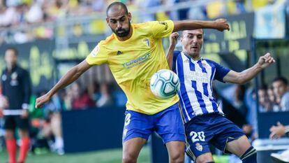 Fali, en un partido ante la Ponferradina.