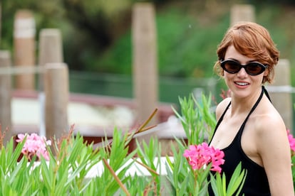 Emma Stone en Venecia, este jueves.