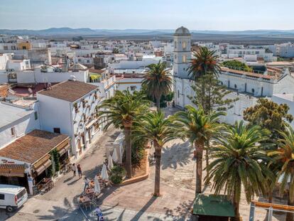 La plaza de Santa Catalina, en Conil.