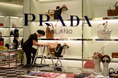 Una tienda de Prada.