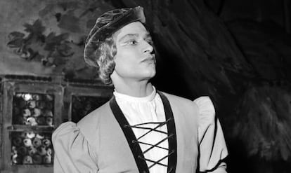 Jean Babilée, en 'Giselle'. Ópera de París, 1953.