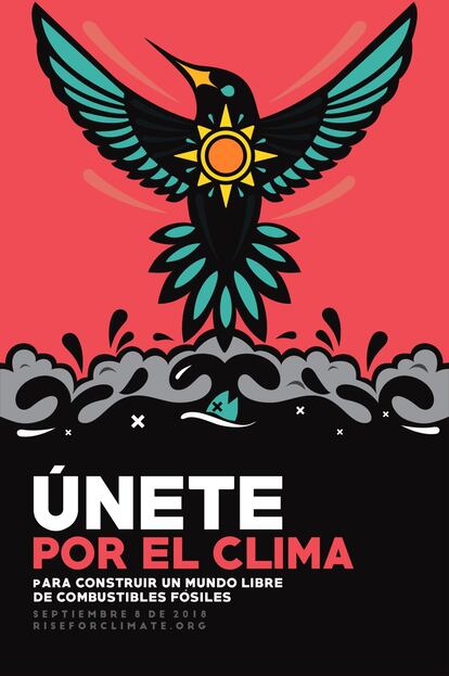 Designer gráfico do sudoeste colombiano, John Cortés formou-se pela Universidade de Nariño em 2007. Ele trabalha como freelancer para entidades governamentais e privadas, como o ACNUR, a AECID e os Ministérios da Educação e Cultura da Colômbia. Nas palavras do artista: “Os pássaros se elevam, abrem suas asas para contemplar, alcançar e renascer. Seu vôo não termina, sempre existiu. A vibração da terra os sustenta e suas vibrações movem tudo. O vôo de um pássaro limpa o caminho do sol. A natureza é autossustentável, seus processos, suas mudanças são realizados em harmonia. Talvez seja hora de aprender com isso. Aprender a voar livremente e a mover-nos cheios de cor e não obscurecendo a vida.”