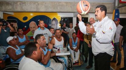Maduro, en una jornada de su llamado "Gobierno de Calle".