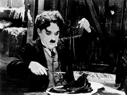 Charles Chaplin, en 'La quimera del oro'.