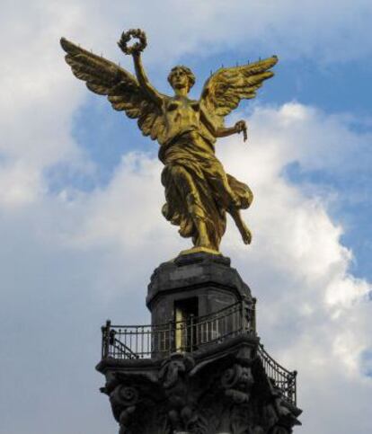 Angel de la Independencia, en México DF.