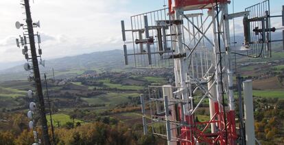 Servicios de infraestructuras de telecomunicaciones de Cellnex Italia.