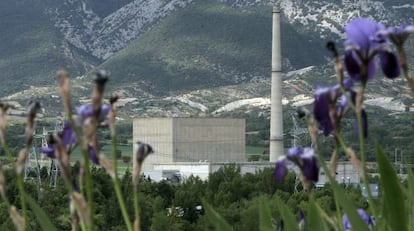 Fachada de la Central Nuclear Santa María de Garoña (Burgos).