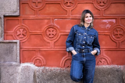 La escritora Silvia Hidalgo el pasado diciembre en Madrid.