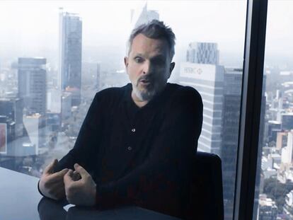 Miguel Bosé, durante la entrevista con Jordi Évole.