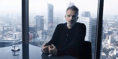 Miguel Bosé durante la entrevista en el programa 'Lo de Évole'.