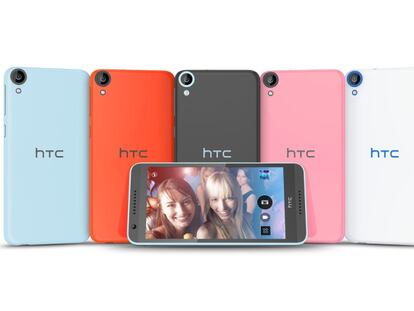 HTC Desire 820, procesador de 64 Bit y cámara de 8 megapíxeles para 'selfies'