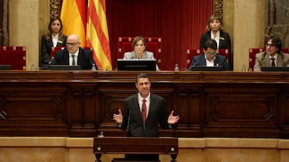 Ple al Parlament de Catalunya.