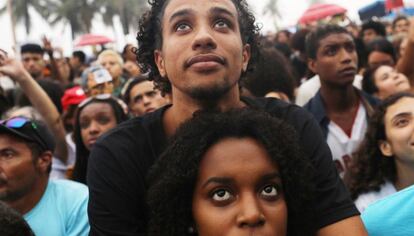 Ato no Rio, no domingo, que pediu elei&ccedil;&otilde;es diretas.