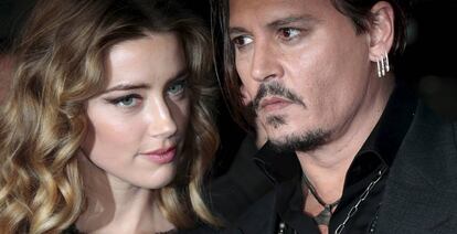 Amber Heard y Johnny Depp, en una imagen de 2015.